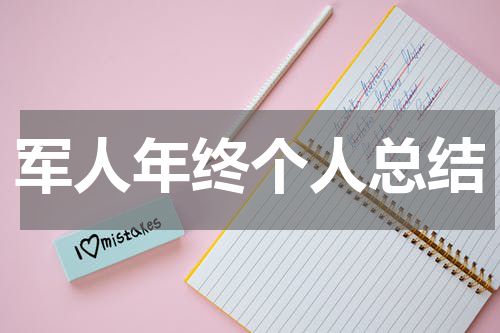 军人年终个人总结
