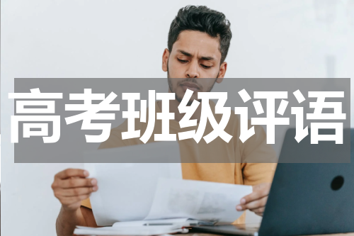 高考班级评语