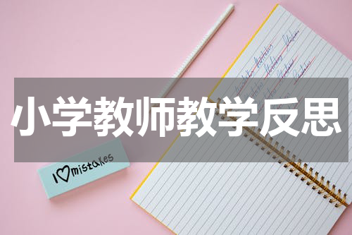 小学教师教学反思