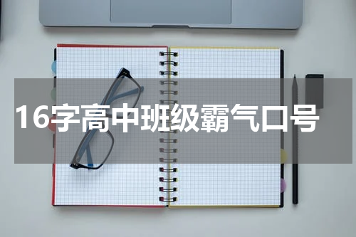 16字高中班级霸气口号