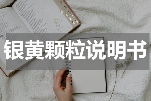 银黄颗粒说明书