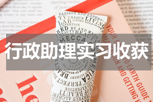 行政助理实习收获
