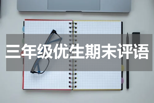 三年级优生期末评语