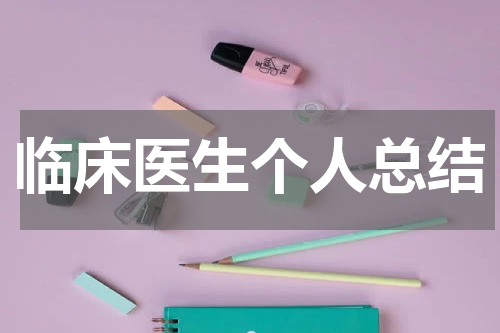 临床医生个人总结