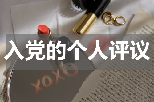 入党的个人评议