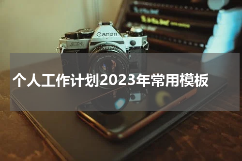 个人工作计划2023年常用模板