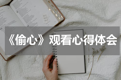 《偷心》观看心得体会