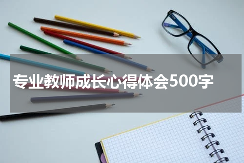 专业教师成长心得体会500字