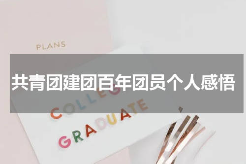 共青团建团百年团员个人感悟