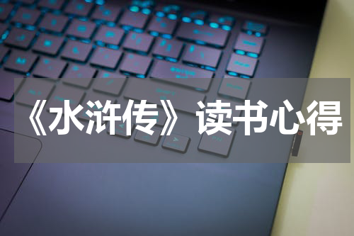 《水浒传》读书心得