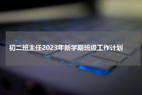 初二班主任2023年新学期班级工作计划