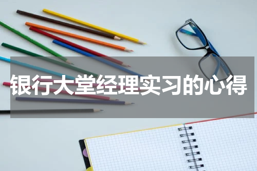 银行大堂经理实习的心得