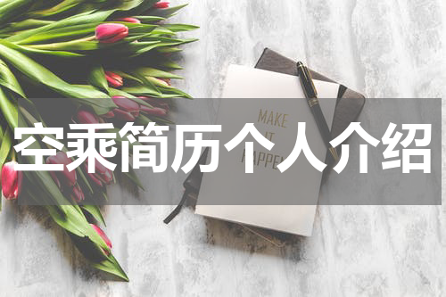 空乘简历个人介绍