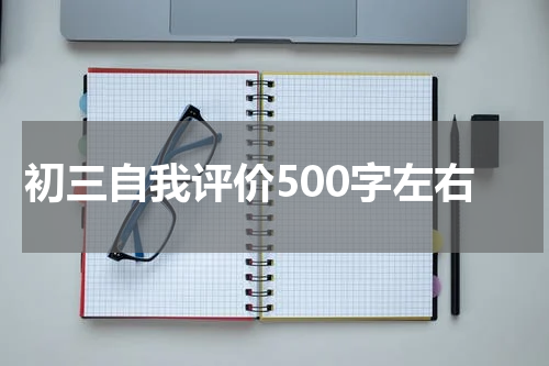 初三自我评价500字左右