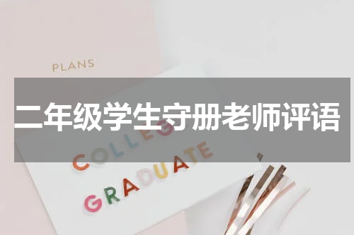 二年级学生守册老师评语