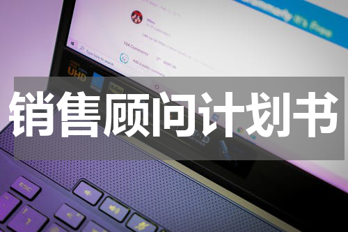 销售顾问计划书