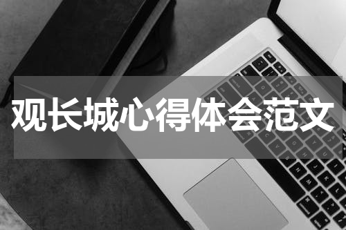 观长城心得体会范文