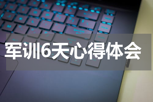 军训6天心得体会