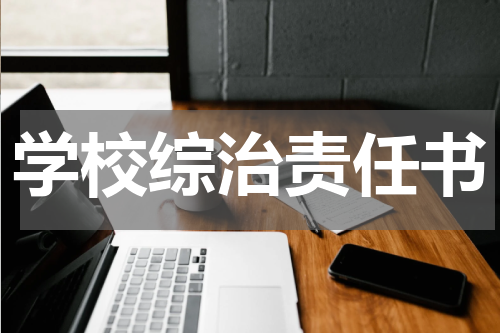 学校综治责任书