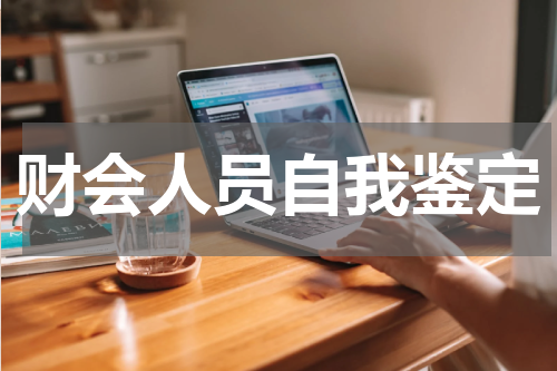 财会人员自我鉴定