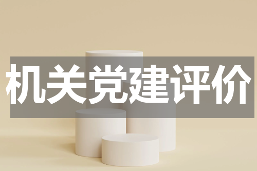 机关党建评价