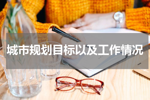 城市规划目标以及工作情况
