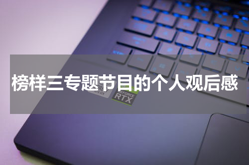 榜样三专题节目的个人观后感