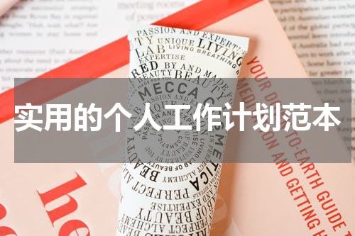 实用的个人工作计划范本