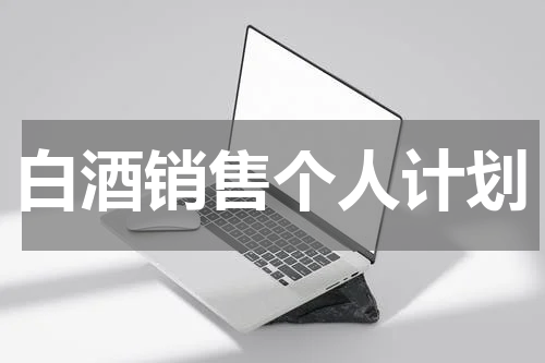 白酒销售个人计划