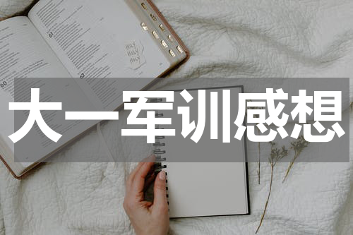 大一军训感想