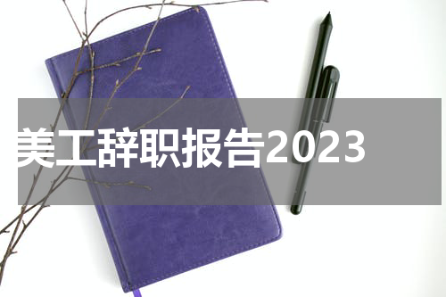 美工辞职报告2023