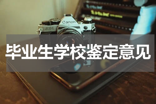毕业生学校鉴定意见