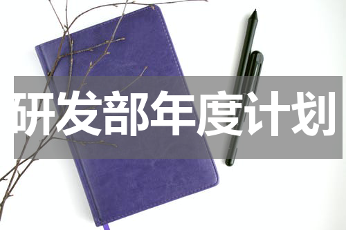 研发部年度计划