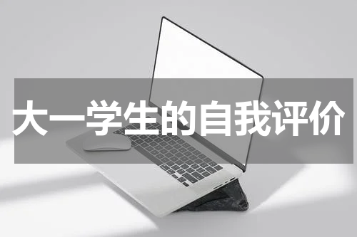 大一学生的自我评价