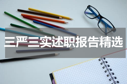 三严三实述职报告精选