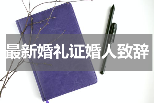 最新婚礼证婚人致辞
