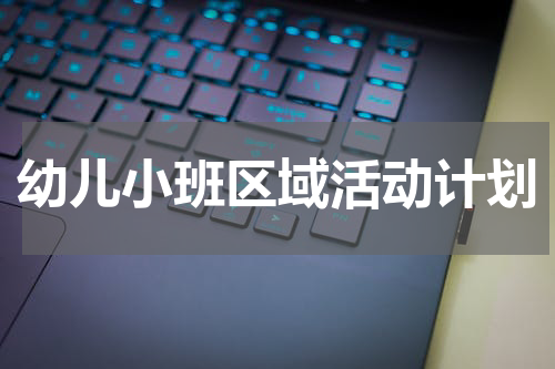 幼儿小班区域活动计划