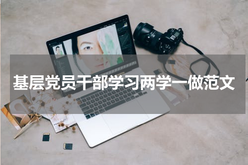 基层党员干部学习两学一做范文