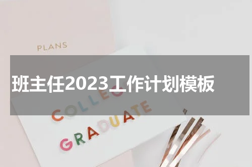 班主任2023工作计划模板