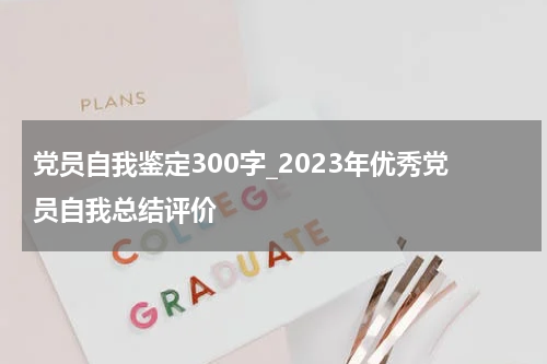 党员自我鉴定300字_2023年优秀党员自我总结评价