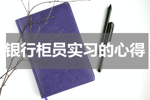 银行柜员实习的心得