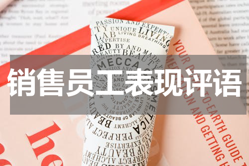 销售员工表现评语