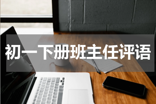 初一下册班主任评语