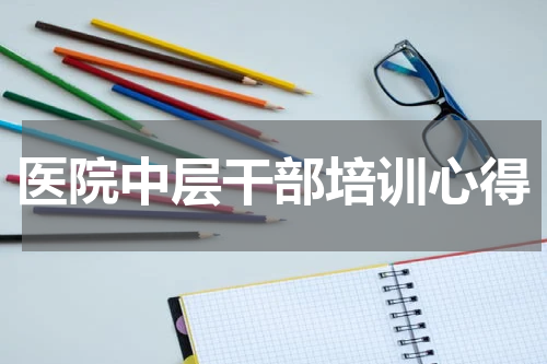 医院中层干部培训心得