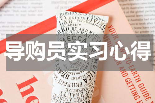 导购员实习心得
