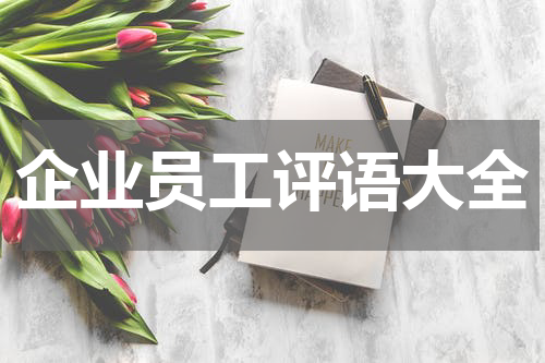 企业员工评语大全