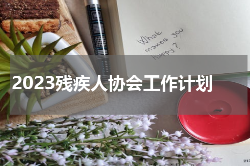 2023残疾人协会工作计划