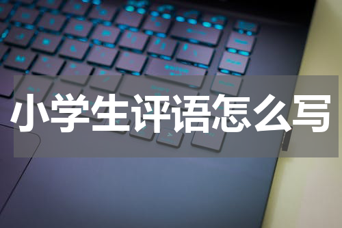 小学生评语怎么写