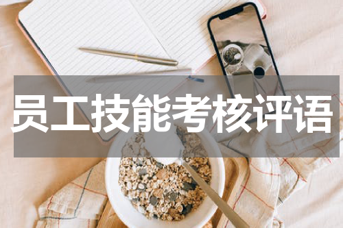 员工技能考核评语