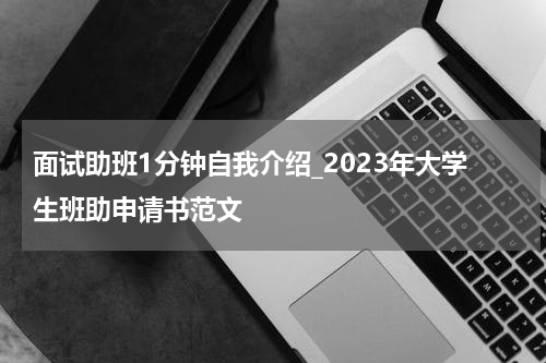 面试助班1分钟自我介绍_2023年大学生班助申请书范文